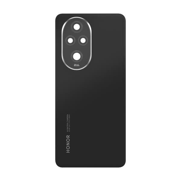 Bakglas - Honor - 200 Pro - Original - Service Pack - Förenklad installation Svart