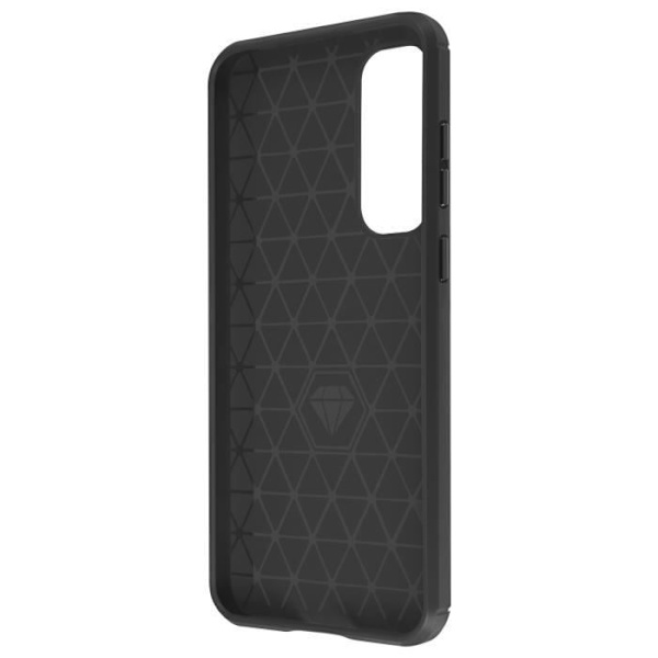 Cover til Samsung Galaxy A55 Flexible Carbon Effect Sort Svart
