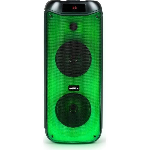 Bluetooth-højtaler - Bigben - PARTY Størrelse L - 200 Watt - Bluetooth 5.0 - LED lys effekter Svart