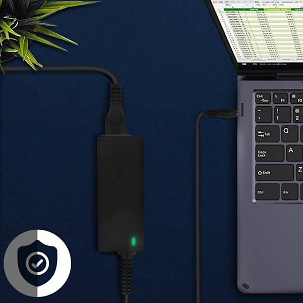 Lader til Samsung PC 40W Stik 5.5 x 3.0 mm LinQ Sort