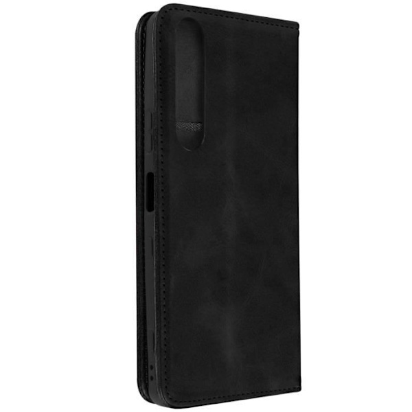 Fodral - Sony - Xperia 1 III - Plånbok - Videostöd - Ekoskinn Svart Svart