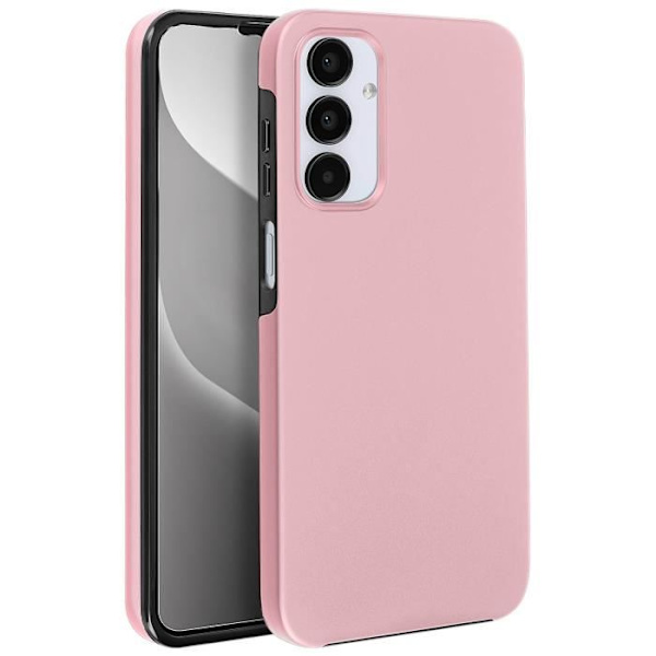 AVIZAR Helfodral till Samsung A05S - Hårt och mjukt - Champagnerosa - Fullständigt skydd Rosa