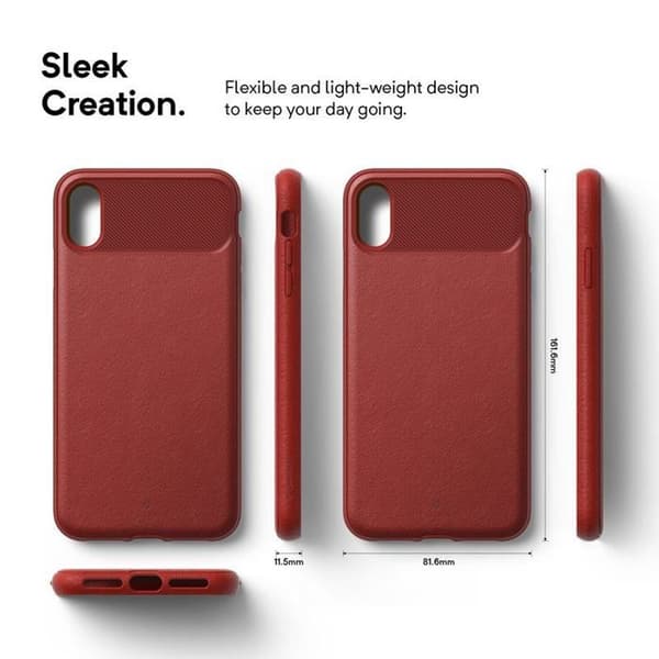 Caseology Vault-etui til iPhone Xs Max (Rød)