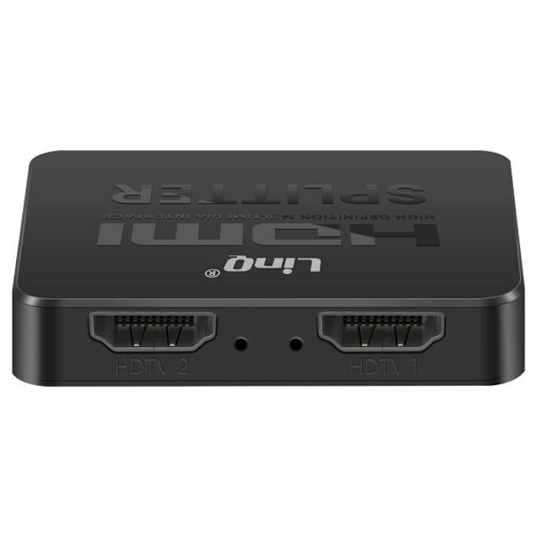 4K Ultra HD HDMI-duplikator på 2 samtidige skærme LinQ Black