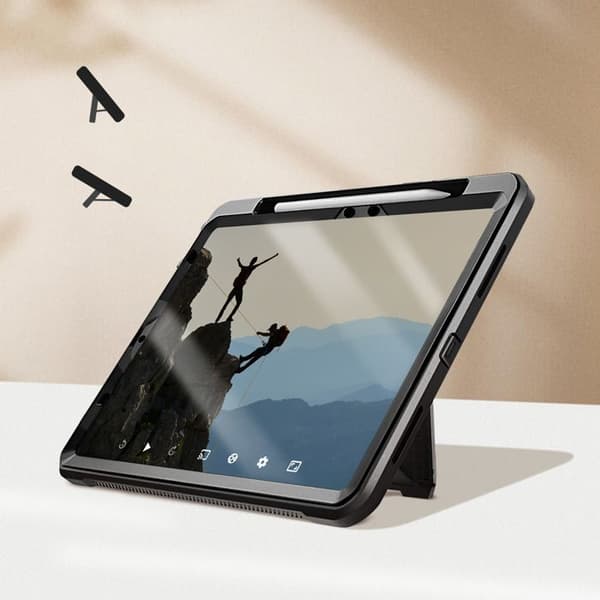 Helkapsel til iPad Air 11" 2026 Unicorn Beetle Pro med Stativ Supcase Sort Svart