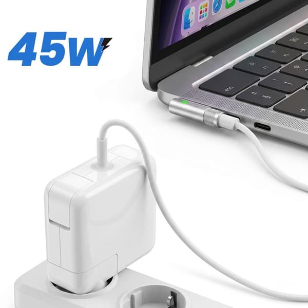 Laddare för MacBook 13" A1237 / A1304 2008-2009 MagSafe 1 - 45W Vit Vit
