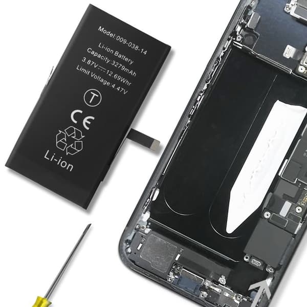 Intern Bateria - AVIZAR - iPhone 14 - 3969mAh - TI Chip - Sort Svart