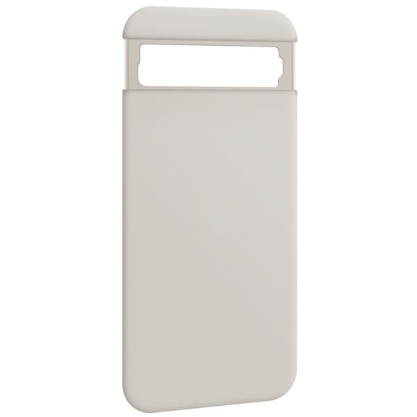 Cache Batteri - AVIZAR - Google Pixel 8a - Hvid - Indbygget Klæb - Hård Overflade Vit