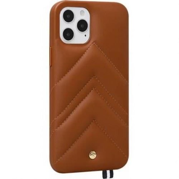 Fodral till iPhone 12 / 12 Pro i Louvre Läder ARTEFAKT Brun kastanj