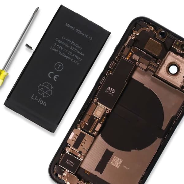 Internbatteri - AVIZAR - iPhone 13 - 3227mAh - TI-chip - Lithium Ion Svart