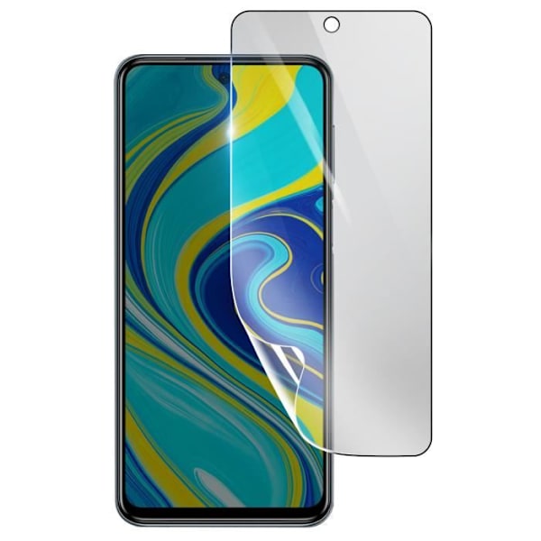 Näytönsuoja - 3MK - Xiaomi Redmi Note 9S - Iskunkestävä Hydrogeeli - Läpinäkyvä - Naarmuuntumaton Transparent