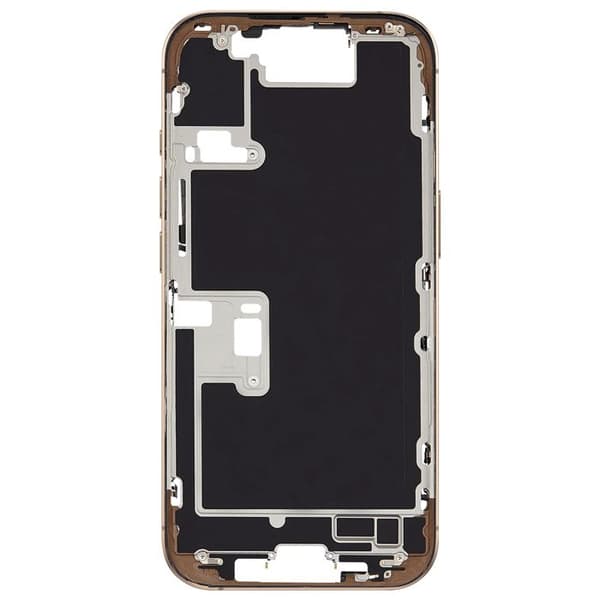 Ersättningscentralchassi för iPhone 16 Pro Max Guld Gul