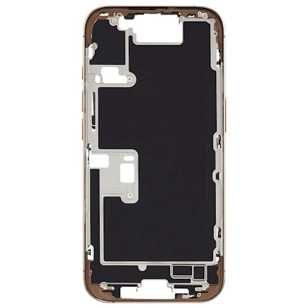 Erstatningscentralchassis til iPhone 16 Pro Max Guld Gul