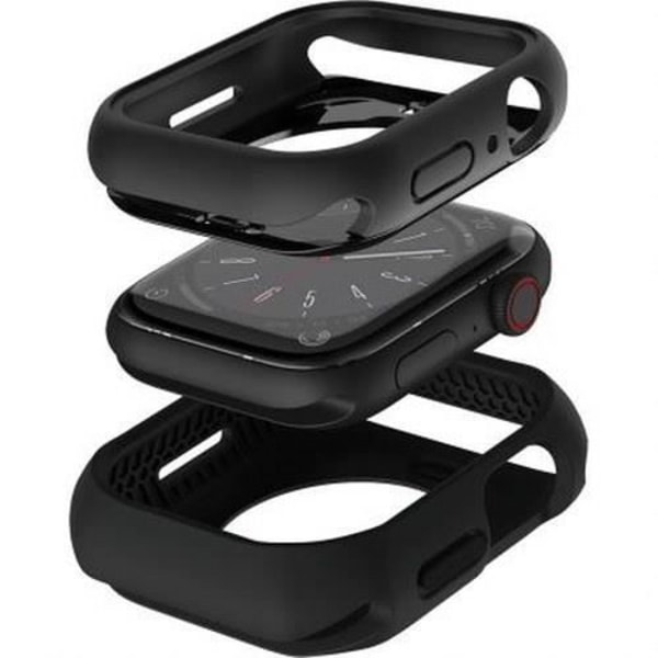 Etui til Apple Watch 38-40 mm Forstærket Hybrid Solid R 100 % genbrugsplast Itskins Sort Svart