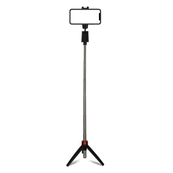 Perche à Selfie - Bluetooth - Musta - Laajennettava Jalusta - 360° Kierrätettävä Tuki - 70 cm