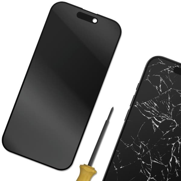 LCD LTPS Fuldskærm + Touchglas til iPhone 16 Pro Sort Svart