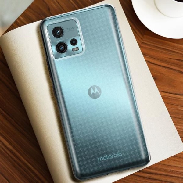 Kotelo Motorola Moto G72 silikonigeelille, erittäin ohut läpinäkyvä Vit