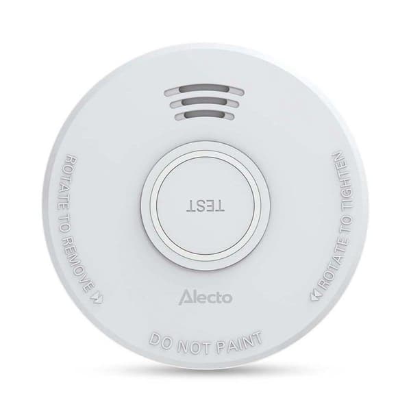 Alecto SD110 5X - Selvstændig røgdetektor - Batteri 1 år - Hvid - 5 stk. Vit