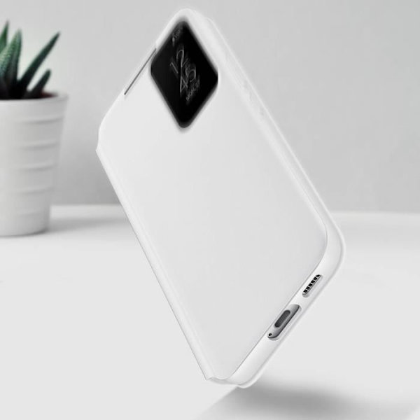 Kotelo - Samsung - Galaxy S22 Plus - Älykäs Clear View Cover - Valkoinen - Täysi suojaus Vit