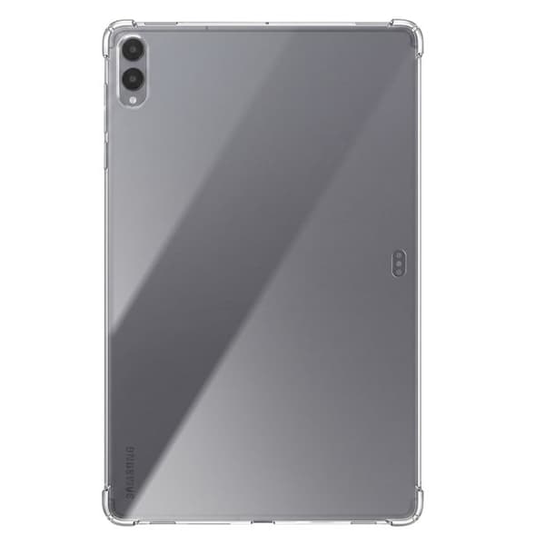 Silicone Cover til Galaxy Tab S12 Plus med Forstærkede Hjørner, Transparent Vit