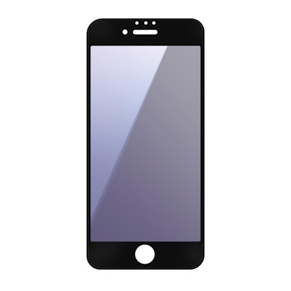 Härdat glas - AVIZAR - iPhone 7/8/SE 2020/SE 2022 - Anti-Blå - Reptålig - 9H Svart