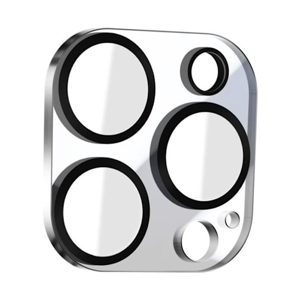 Skyddsglas - ENKAY - iPhone 15 Pro/Pro Max - Härdat glas 9H - Spårfri - Stöttålig Svart Transparent