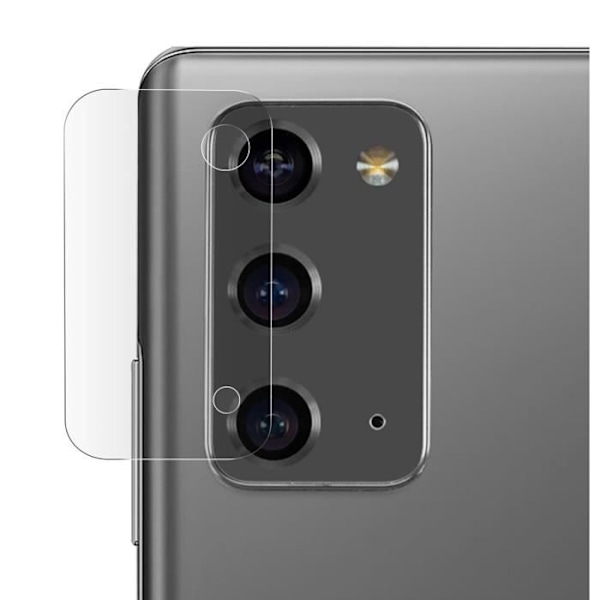 Skyddskamera - AVIZAR - Samsung Galaxy Note 20 - Härdat glas - Anti-spår - Repbeständig Transparent