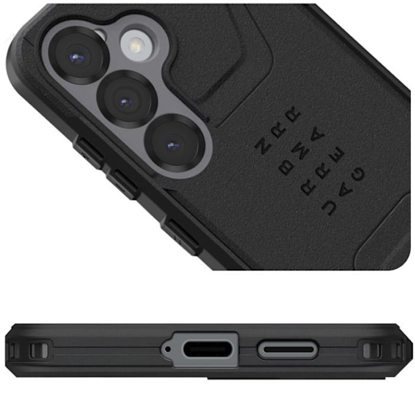 Coque til Samsung S25 Militærkvalitet Stødsikker 6m Civil UAG Sort Svart