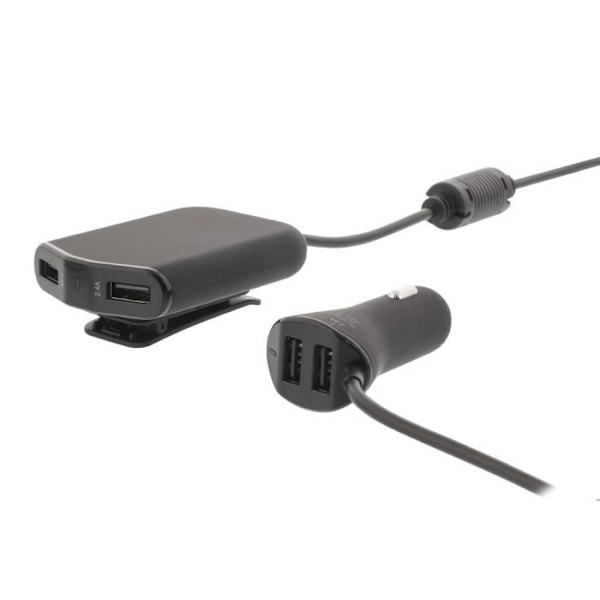 Billaddare - SWEEX - NE550658913 - 4 Portar - 9,6 A - Svart Svart