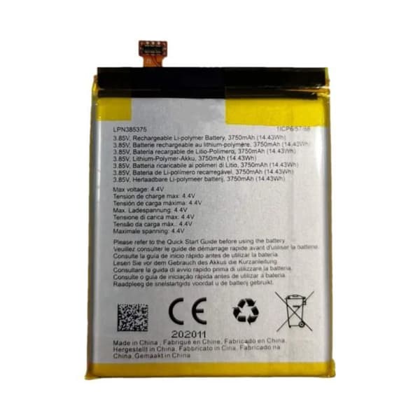 Interna batteri för Crosscall Core X4 - AVIZAR - BAT-COMP-CX4 - Kapacitet 3750mAh - Vit Vit