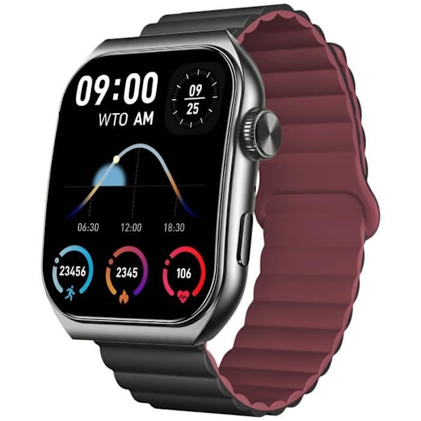 Connected Watch för män med 3D AMOLED-skärm Bluetooth Call Tiron Forever Black Svart