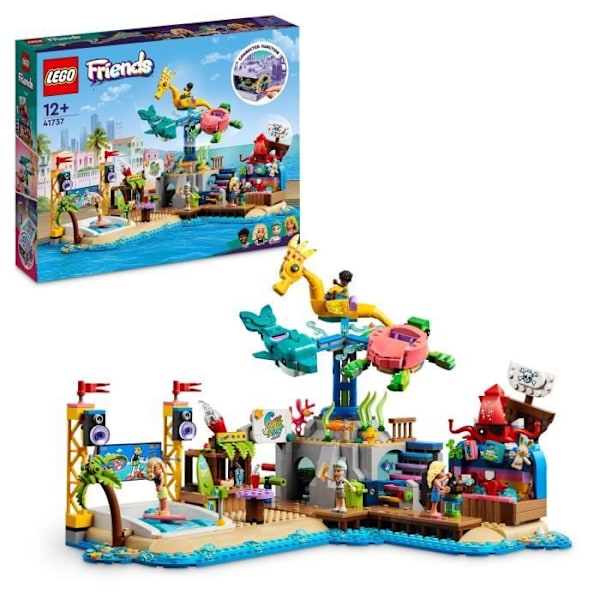 LEGO® Friends 41737 Beach Amusement Park, Advanced Building Toy, Barn 12 år Flerfärgad