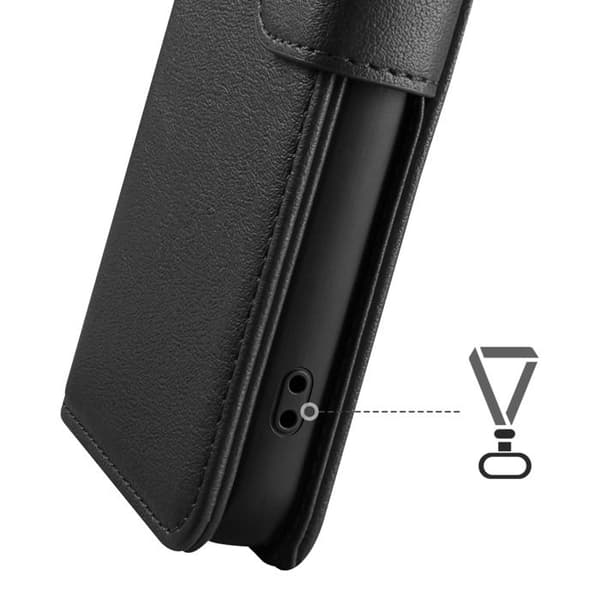 Etui til Redmi Note 15 Pro Plus med Støttefunktion og Magnetisk Løkke Zanaé Sort Svart