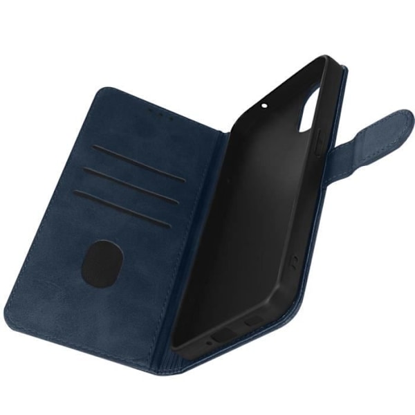 Intet Telefon 1 Etui Flip Wallet Video Support Funktion Night Blue Nattblått