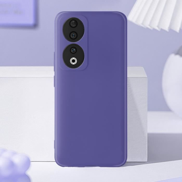 Fodral - AVIZAR - Honor 90 - Halvstyv - Soft-touch - Lila Lila