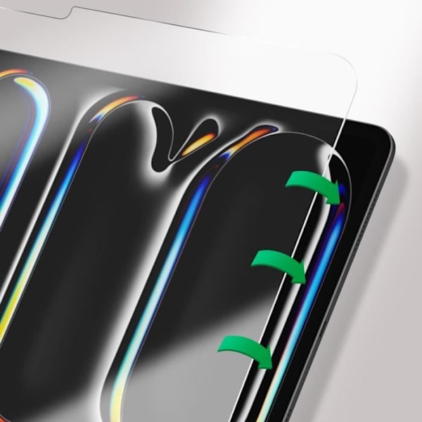 Härdat glas - 4SMARTS - iPad Pro 13 2024 - 9H hårdhet - Stötsäker - Anti-fingeravtryck