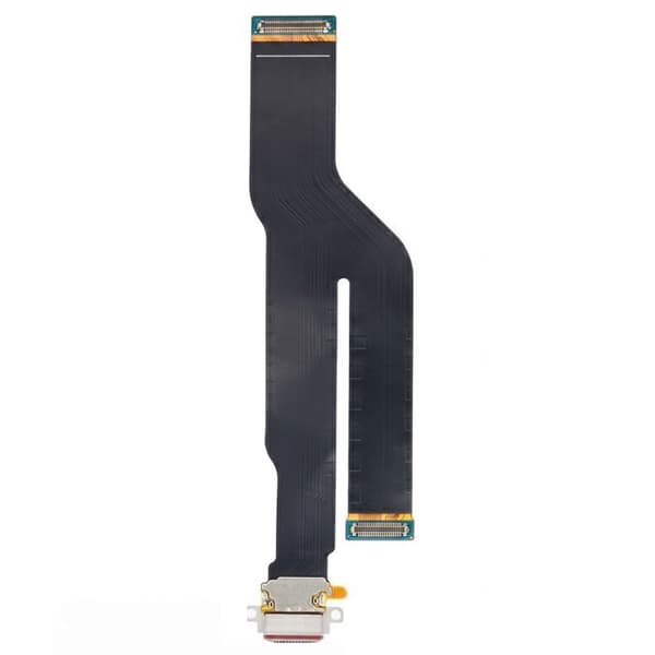 USB-C Opladerstik med Flexkabel til Samsung Galaxy Note 20 Ultra Sort Svart