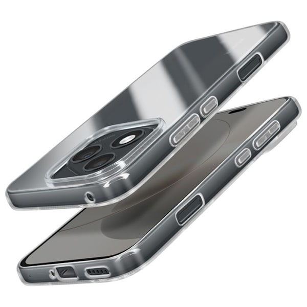 Coque til Honor 400 Lite Blød Silikone Trykfølsom Transparent Vit