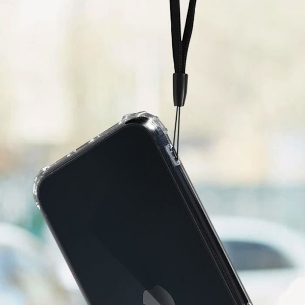 iPhone 14 Fodral Soft Gel Silikonförstärkta hörn Stötsäker Transparent - AVIZAR - Vit - Slät - Blandat Transparent