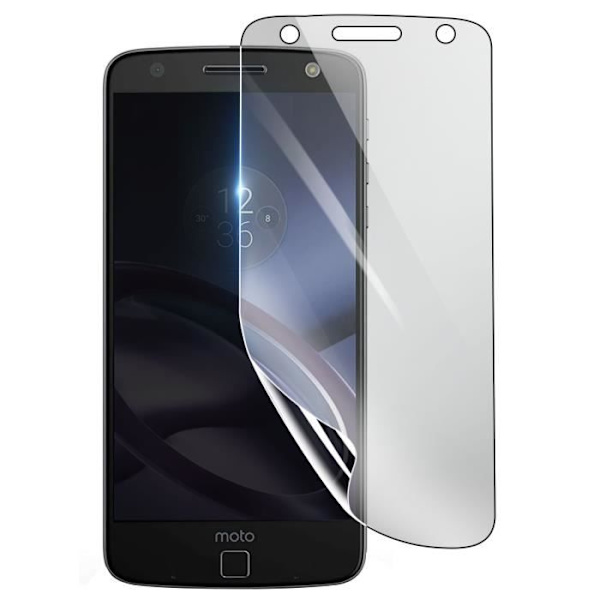 Näytönsuoja - 3MK - Motorola Moto Z - Iskunkestävä Hydrogeeli - Läpinäkyvä - Naarmuuntumaton Transparent