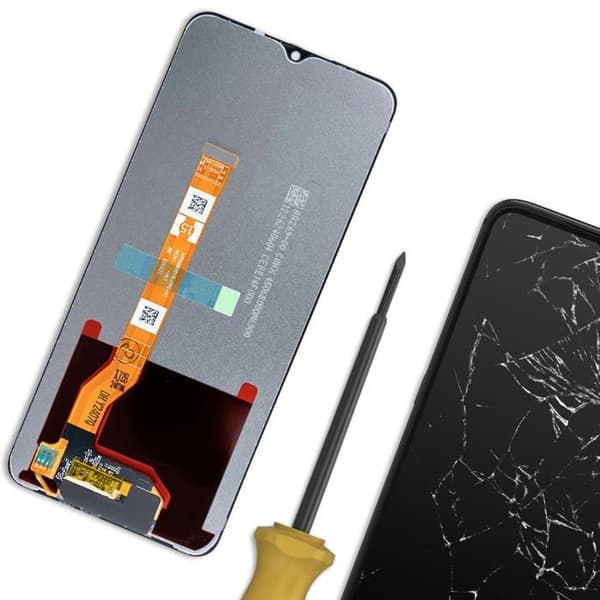 LCD-skærm til Oppo A38 og sort touchskærm