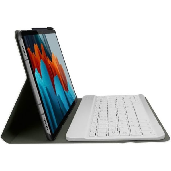 Samsung Galaxy Tab S7 11.0 Bluetooth-tangentbord med 4H QWERTY-fodral Guldgul
