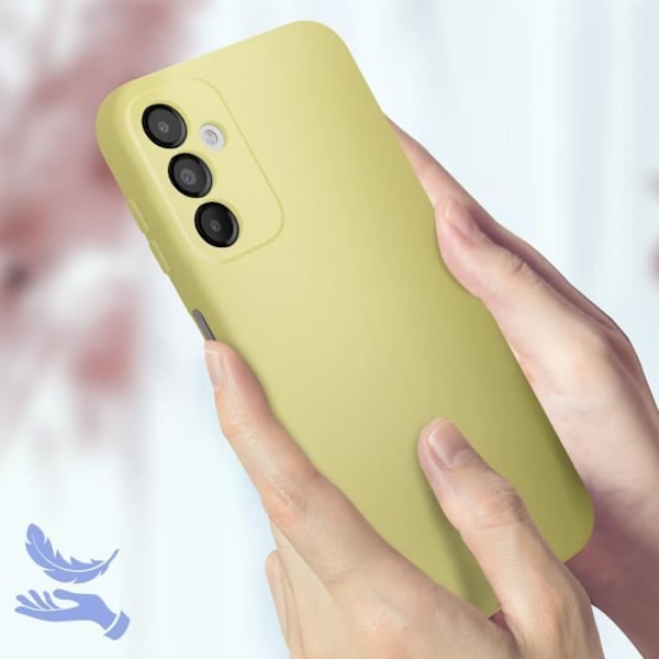 Suojakuori on yhteensopiva Samsung Galaxy A14 4G, 5G Hybrid Yellow -kuoren kanssa