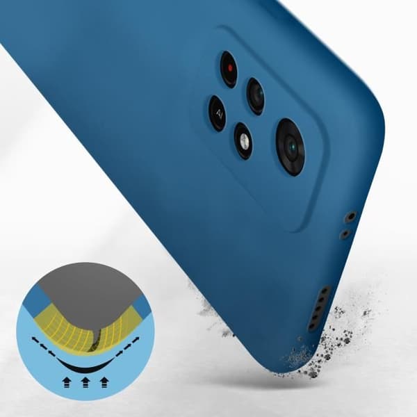 Coque - Xiaomi - Redmi Note 11 Pro - Semi-stiv - Soft-touch - Fin och lätt Blå