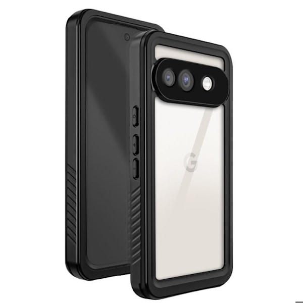 Coque Integreret til Google Pixel 9a Vandtæt IP68 Stødabsorberende Redpepper Sort Svart