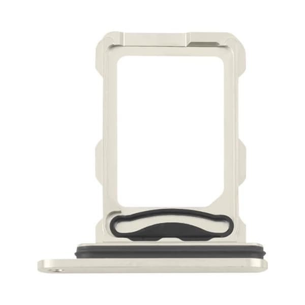 SIM-kortsskuffe til iPhone 16 Pro og 16 Pro Max Nano SIM Plads Beige Beige