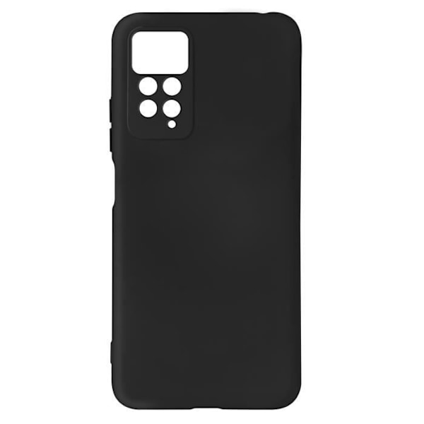 Coque - AVIZAR - Xiaomi Redmi Note 11 Pro - Semi-rigide - Soft-touch - Fin svart