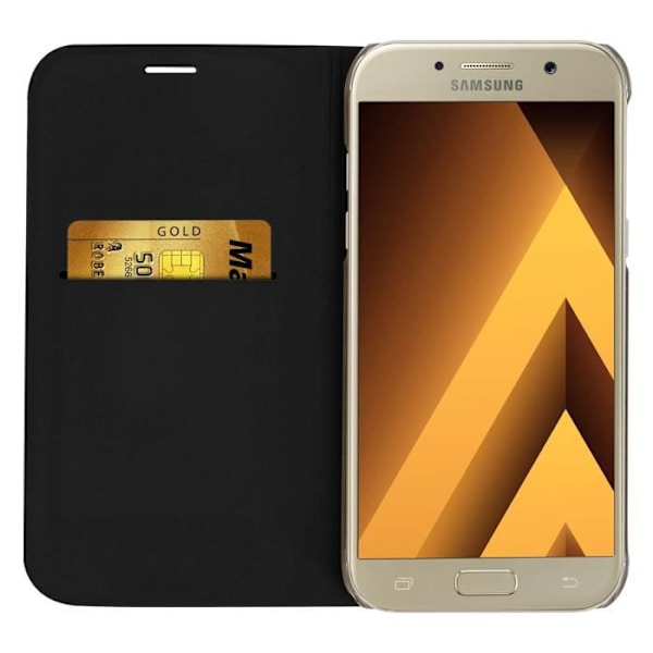 Ultraohut lompakkosuoja Samsung Galaxy A5 2017 -puhelimelle - musta