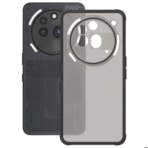 Stötföra i svart för Nothing Phone 3a Pro med förstärkta hörn Svart