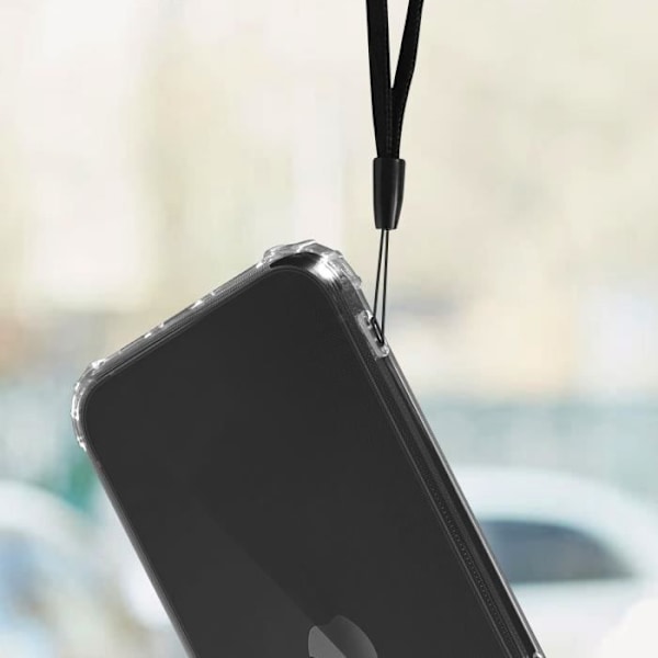 AVIZAR iPhone 14 Pro Max suojakuori - Pehmeä silikoni - Iskunkestävät vahvistetut kulmat - Läpinäkyvä Transparent